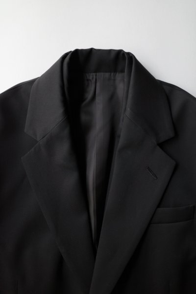 画像1: ssstein         OVERSIZED LAPELED COMBINATION JACKET・BLACK