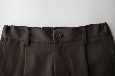 画像1: ssstein       TWIST SEAM WIDE EASY TROUSERS・GREY KHAKI