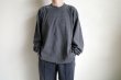 画像13: renewces       "Front switching over 1 point embroidery T-sh"・shadow black (13)