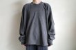 画像6: renewces       "Front switching over 1 point embroidery T-sh"・shadow black (6)