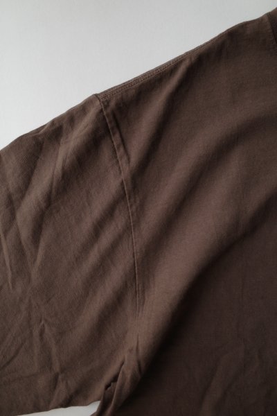 画像3: renewces       "Front switching over 1 point embroidery T-sh"・moka brown