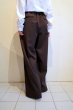 画像7: ssstein       TWIST SEAM WIDE EASY TROUSERS・GREY KHAKI (7)