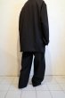 画像15: ssstein         OVERSIZED LAPELED COMBINATION JACKET・BLACK (15)