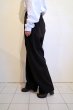 画像5: ssstein       TWO TUCK EASY TROUSERS・BLACK (5)