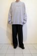 画像10: stein         OVERSIZED REBUILD SWEAT LS・TOP GREY (10)