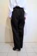 画像6: ssstein       TWO TUCK EASY TROUSERS・BLACK (6)