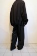 画像16: ssstein         W/SI SATIN OVERSIZED DOUBLE BREAST BLOUSON・BLACK (16)