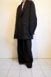 画像14: ssstein         OVERSIZED LAPELED COMBINATION JACKET・BLACK (14)