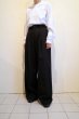 画像9: ssstein       TWIST SEAM WIDE EASY TROUSERS・BLACK (9)