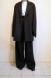 画像17: ssstein         OVERSIZED SINGLE BREASTED LONG JACKET・BLACK (17)