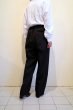 画像10: ssstein       TWO TUCK EASY TROUSERS・BLACK (10)