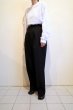 画像8: ssstein       TWO TUCK EASY TROUSERS・BLACK (8)