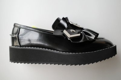 画像1: HOUGA       day and night loafer・BLACK