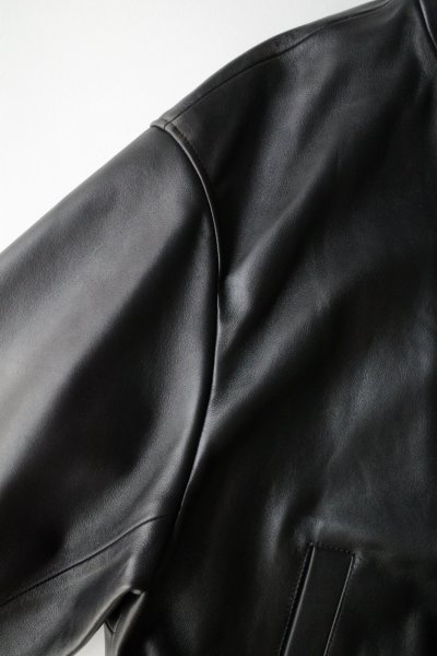 画像3: ssstein         LEATHER ZIP SHORT JACKET・BLACK