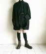 画像19: ssstein         OVERSIZED LAPELED COMBINATION JACKET・BLACK (19)