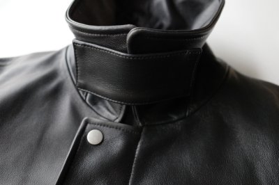 画像2: ssstein         LEATHER ZIP SHORT JACKET・BLACK