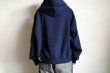 画像9: renewces       "Re:Hooded parka whith different lengths for front and back"・navy (9)