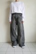 画像8: ssstein         TWIST SEAM BAGGY VINTAGE DENIM JEANS・BLACK (8)