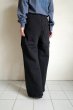 画像8: renewces       "bicolor 2 materials combi pants"・dark navy×black (8)