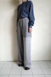 画像11: renewces       "bicolor combination pants"・d.grey×l.grey (11)