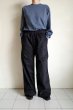 画像9: renewces       "bicolor 2 materials combi pants"・dark navy×black (9)