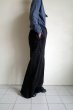 画像11: renewces       "bicolor 2 materials combi pants"・off black×black (11)