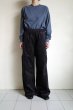 画像9: renewces       "bicolor 2 materials combi pants"・off black×black (9)