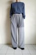 画像14: renewces       "bicolor combination pants"・d.grey×l.grey (14)