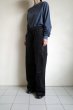 画像10: renewces       "bicolor 2 materials combi pants"・off black×black (10)