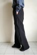 画像7: renewces       "bicolor 2 materials combi pants"・dark navy×black (7)