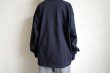 画像9: renewces       "Embroidery box L/S T-sh"・navy (9)