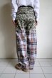 画像8: renewces       "combi pants of different materials"・camo×khaki×k.check (8)