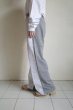 画像7: renewces       "combi pants of different materials"・wht.blue×grey (7)