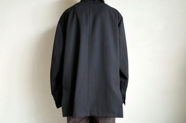 画像9: ssstein         OVERSIZED DOUBLE BREASTED JACKET・BLACK (9)