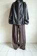 画像10: ssstein         LEATHER HOODED SHORT JACKET・BLACK (10)