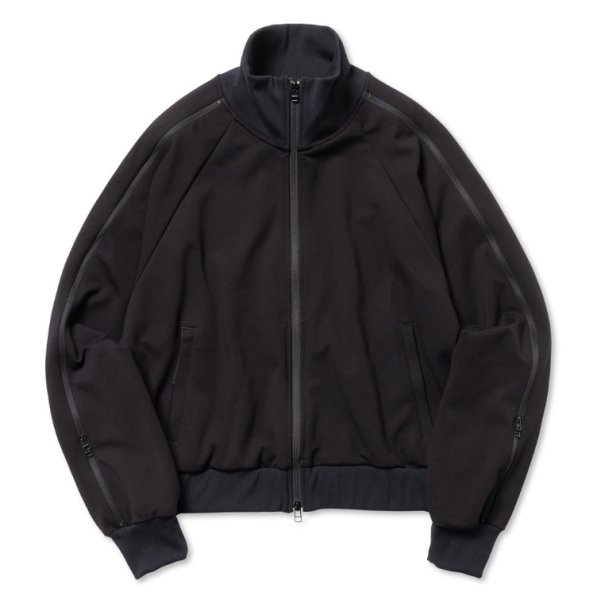 画像1: ROTOL       DOUBLE ZIP TRACK JACKET・BLACK (1)