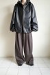 画像14: ssstein         LEATHER HOODED SHORT JACKET・BLACK (14)