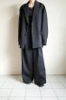 画像6: ssstein       OVERTUCKED EXTRA WIDE TROUSERS・BLACK (6)