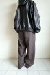 画像13: ssstein         LEATHER HOODED SHORT JACKET・BLACK (13)