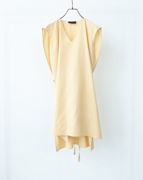 画像1: ANTHEM A       MISTY JACQUARD  V-NECK TOPS・ECRU (1)