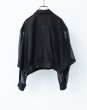 画像2: ANTHEM A       SHEER COTTON DOLMAN SHIRTS BLOUSON・BLACK (2)