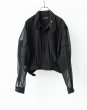 画像1: ANTHEM A       SHEER COTTON DOLMAN SHIRTS BLOUSON・BLACK (1)