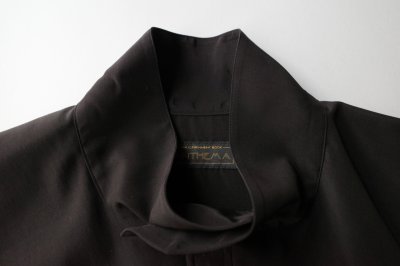 画像1: ANTHEM A       SHEER COTTON DOLMAN SHIRTS BLOUSON・BLACK