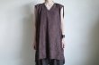 画像7: ANTHEM A       MISTY JACQUARD  V-NECK TOPS・BROWN (7)