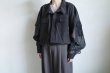 画像17: ANTHEM A       SHEER COTTON DOLMAN SHIRTS BLOUSON・BLACK (17)