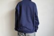 画像8: RELAX FIT       リラックスフィット ”Muff Pocket Crew Sweat”スウェットシャツ・ネイビー (8)