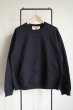 画像1: RELAX FIT       リラックスフィット ”Muff Pocket Crew Sweat”スウェットシャツ・ブラック (1)