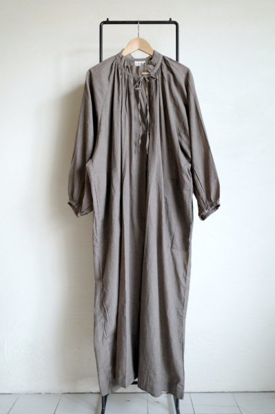 画像1: TADO       VIDYA TADO DRESS・dark brown grey (1)