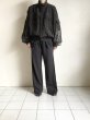 画像20: ANTHEM A       SHEER COTTON DOLMAN SHIRTS BLOUSON・BLACK (20)