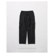 画像2: FOLL       wool paper relax cargo pants・dark navy (2)